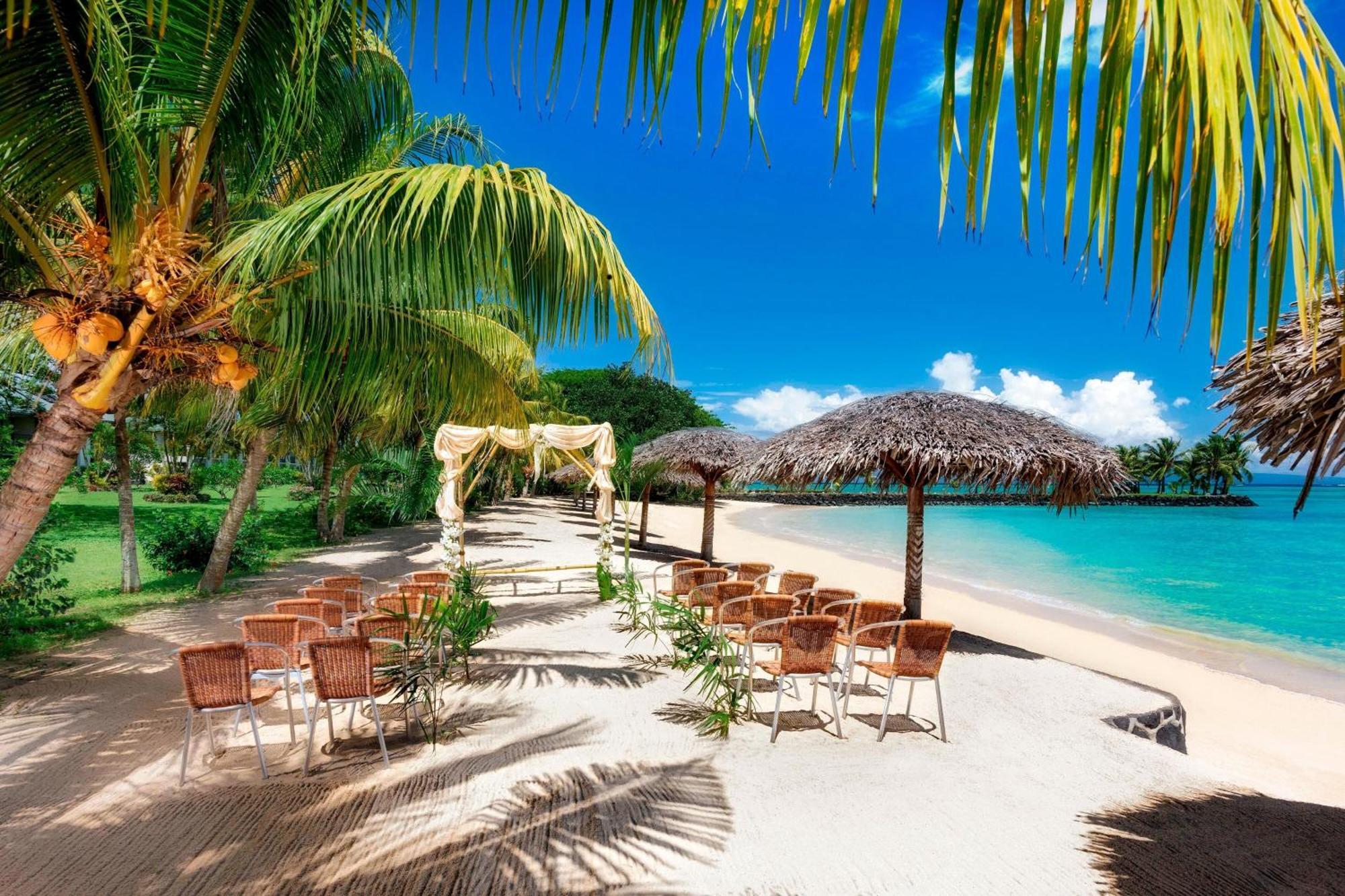 Sheraton Samoa Beach Resort Mulifanua Kültér fotó
